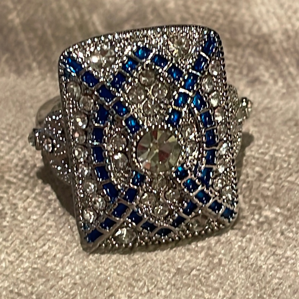 Art Deco Style Statement Ring Size 7